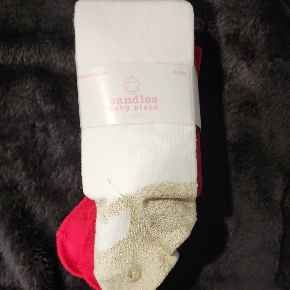 White and Red Socks